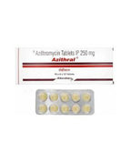 Azithral 250 mg (Azithromycin Tablets IP 250 mg) - 100 Tablets