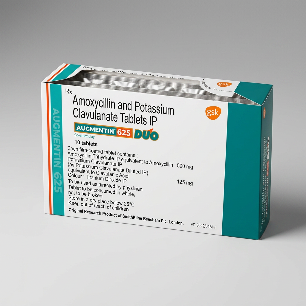 Augmentin 625 mg - 100 Tablets