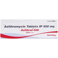 Azithral 500 MG - 100 Tablets (Azithromycin 500mg Tablets)