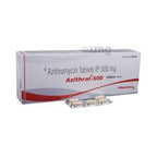 Azithral 500 MG - 100 Tablets (Azithromycin 500mg Tablets)