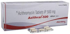 Azithral 500 MG - 100 Tablets (Azithromycin 500mg Tablets)
