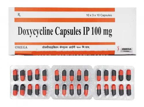 Doxycycline 100mg - 100 Tablets