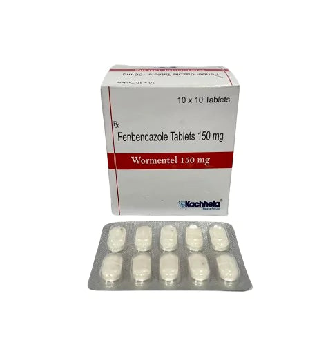 Fenbendazole Tablets 150 mg | Veterinary Antiparasitic - 100 Tablets