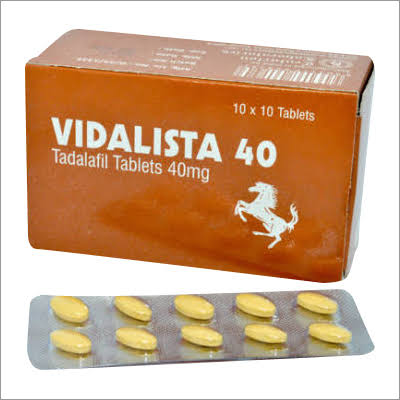 Vidalista 40 mg (Tadalafil) - 100 Tablets