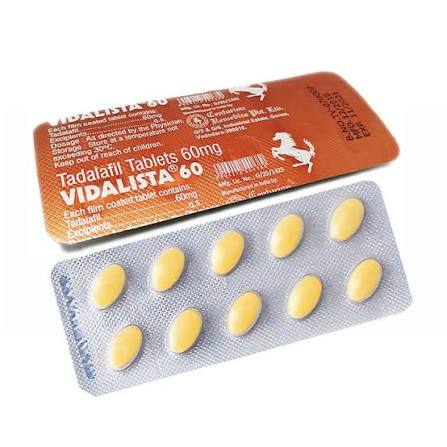 Vidalista 60 mg - 100 Tablets