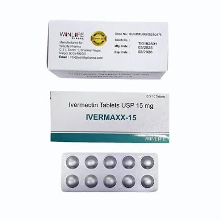 Ivermaxx 15 mg | Ivermectin Tablets USP 15 mg | Buy Online - 100 Tablets