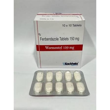 Fenbendazole Tablets 150 mg | Veterinary Antiparasitic - 100 Tablets