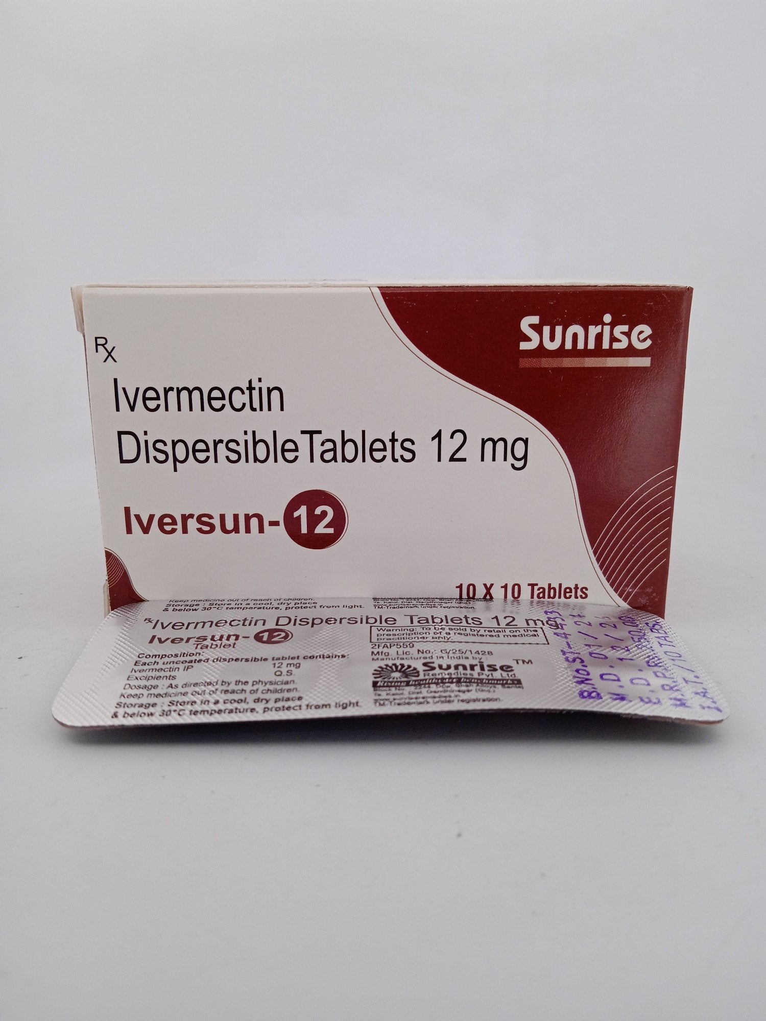 Iversun 12 mg - 100 Tablets