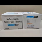 Mebendazole 1000 mg Tablets | Deworming Medicine Guide - 100 Tablets