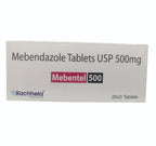 Mebendazole USP 500 mg Tablets | Uses & Benefits - 100 Tablets